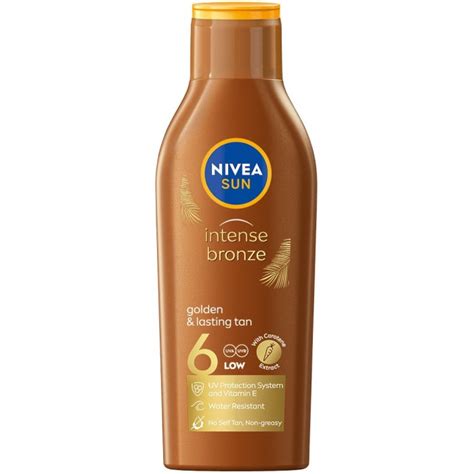 nivea intense bronze lotion.